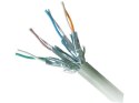 Patch cord S/FTP Kat6A LSHZ 0.25m szary