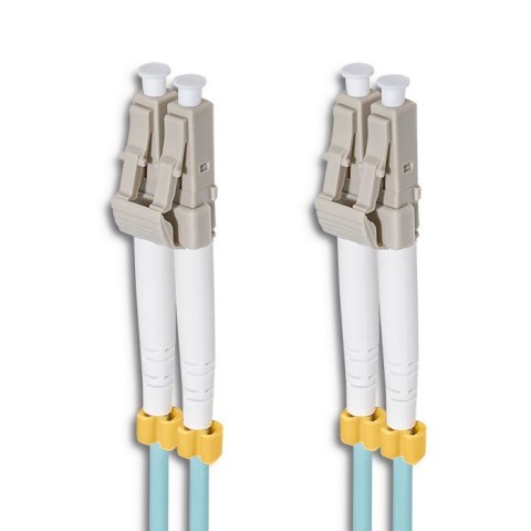 Patchcord światłowodowy LC/UPC-LC/UPC | MM | 50/125 | OM3 | 3m Patchcord światłowodowy LC/UPC-LC/UPC | MM | 50/125 | OM3 | 3m