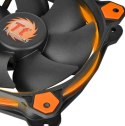 Wentylator Riing 14 LED (140mm, LNC, 1400 RPM) Retail/Box Pomarańczowy