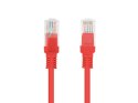 PATCHCORD KAT.5E 1.5M CZERWONY FLUKE PASSED LANBERG