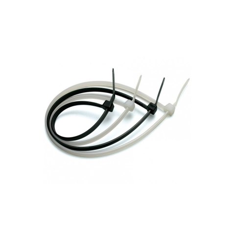 Nylonowe opaski zaciskowe 280 x 4.8mm 100szt. czarne Nylonowe opaski zaciskowe 280 x 4.8mm 100szt. czarne