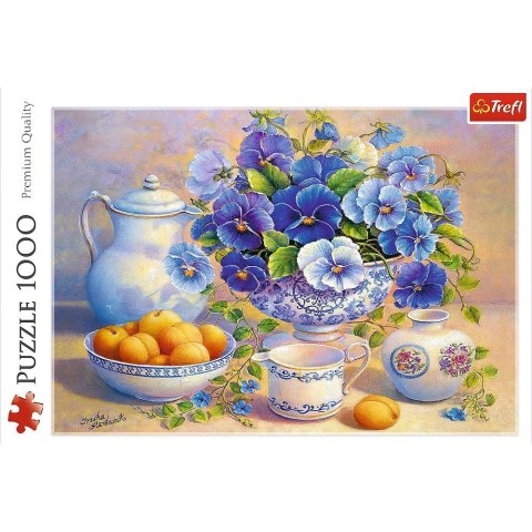 Puzzle 1000 elementów - Niebieski bukiet Puzzle 1000 elementów - Niebieski bukiet