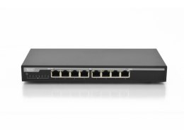 Switch Gigabit Desktop 8-portowy, 8x10/100/1000Mbps PoE+ af/at 135W, Metalowa obudowa