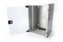 Szafa wisząca jednosekcyjna 10 cali 9U 464x312x300mm, drzwi szklane