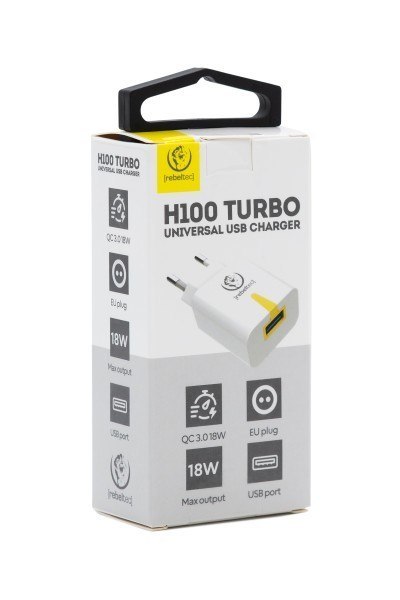 Ładowarka sieciowa H100 Turbo QC3.0 Ładowarka sieciowa H100 Turbo QC3.0