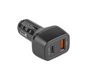 Ładowarka Samochodowa USB-C PD 42W, USB QC 3.0