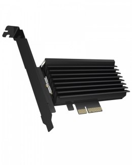 Karta PCIe z gniazdem M.2 M-Key dla jednego dysku SSD M.2 NVMe, podświetlenie ARGB IB-PCI224M2-RGB