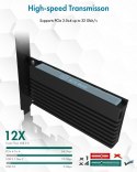 Karta PCIe z gniazdem M.2 M-Key dla jednego dysku SSD M.2 NVMe, podświetlenie ARGB IB-PCI224M2-RGB