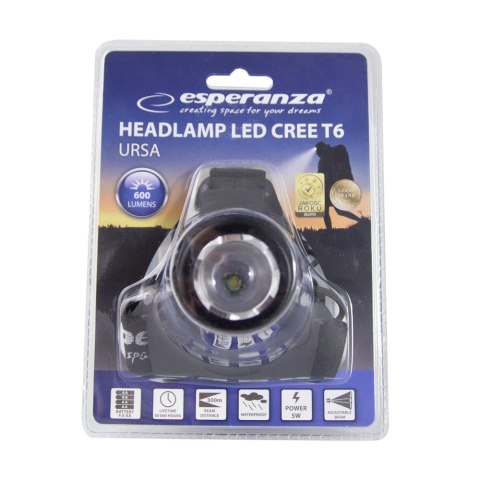 Latarka czołowa LED cree T6 Draco Latarka czołowa LED cree T6 Draco