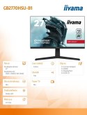 Monitor 27 cali GB2770HSU-B1 0,8ms,HDMI,DP,IPS,PIVOT,FreeSync,USB