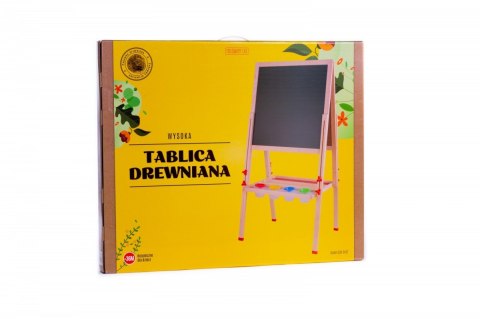 Drewniana tablica wysoka z akcesoriami Drewniana tablica wysoka z akcesoriami