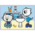 Puzzle 4w1 Dzień Kicia Kocia