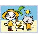 Puzzle 4w1 Dzień Kicia Kocia