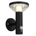 Kinkiet solarny LED z czujnikiem MCE455 B