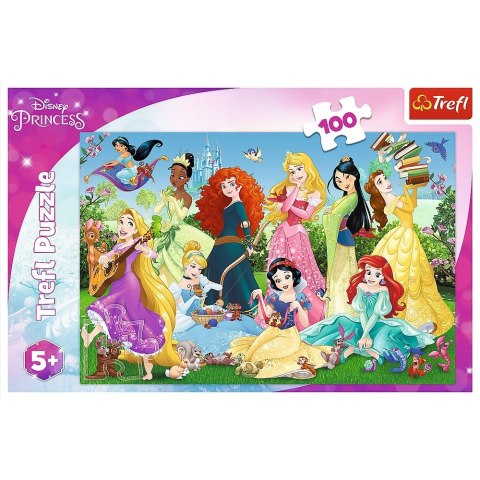 Puzzle 100 elementów Czarujące księżniczki Puzzle 100 elementów Czarujące księżniczki