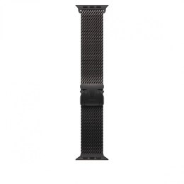 Bransoleta mediolańska z tytanu w kolorze czarnym do koperty 49 mm - rozmiar M