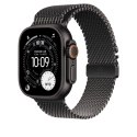 Bransoleta mediolańska z tytanu w kolorze czarnym do koperty 49 mm - rozmiar M