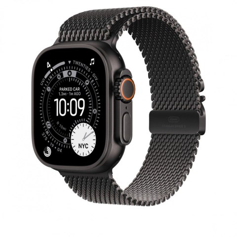 Bransoleta mediolańska z tytanu w kolorze czarnym do koperty 49 mm - rozmiar M Bransoleta mediolańska z tytanu w kolorze czarnym do koperty 49 mm - rozmiar M