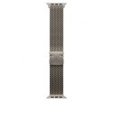 Bransoleta mediolańska z tytanu w kolorze naturalnym do koperty 49 mm - rozmiar M