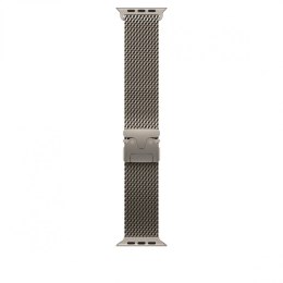Bransoleta mediolańska z tytanu w kolorze naturalnym do koperty 49 mm - rozmiar M