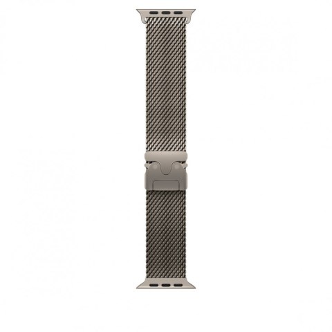 Bransoleta mediolańska z tytanu w kolorze naturalnym do koperty 49 mm - rozmiar M