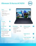 Laptop Alienware 16 Aurora AC16250 Win 11 Pro C7 240H/16GB/1TB/16.0 WQXGA/GeForce RTX 4050/WLAN + BT/Backlit Kb/6 Cell/3Y Alienw