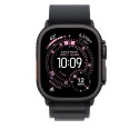 Opaska Alpine w kolorze czarnym do koperty 49 mm - rozmiar M - elementy z tytanu w kolorze czarnym