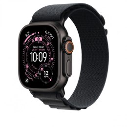 Opaska Alpine w kolorze czarnym do koperty 49 mm - rozmiar S - elementy z tytanu w kolorze czarnym