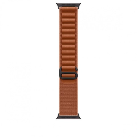 Opaska Alpine w kolorze terakoty do koperty 49 mm - rozmiar S - elementy z tytanu w kolorze czarnym Opaska Alpine w kolorze terakoty do koperty 49 mm - rozmiar S - elementy z tytanu w kolorze czarnym