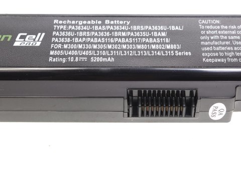 Bateria PRO do Toshiba C650 11,1V 5,2Ah Bateria PRO do Toshiba C650 11,1V 5,2Ah