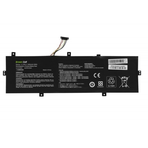 Bateria do ASUS C31N1620 11,55V 3400mAh Bateria do ASUS C31N1620 11,55V 3400mAh