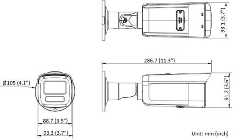 Kamera IP Hikvision DS-2CD2T86G2H-2I 2.8mm EF BLACK PL Kamera IP Hikvision DS-2CD2T86G2H-2I 2.8mm EF BLACK PL