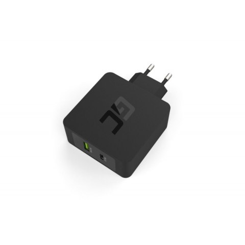 Ładowarka sieciowa USB-C 45W PD + USB QC 3.0 (z kablem USB-C) Ładowarka sieciowa USB-C 45W PD + USB QC 3.0 (z kablem USB-C)
