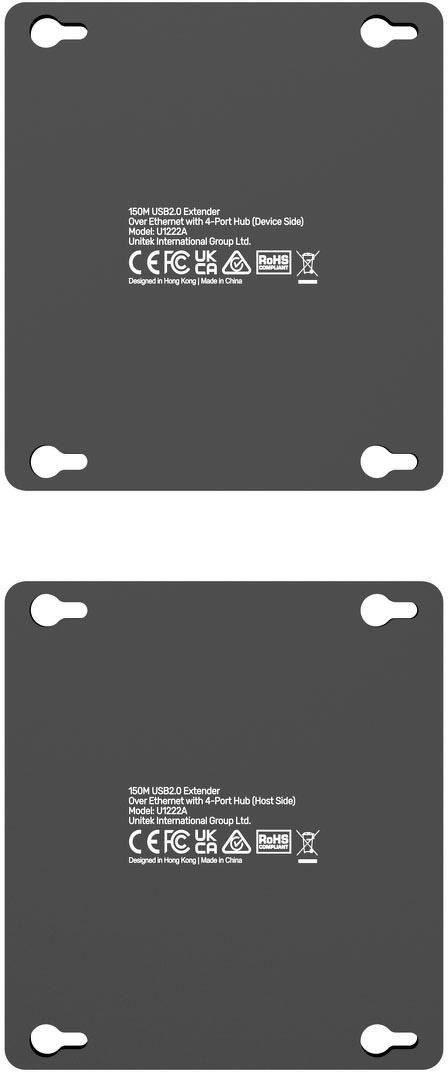 Unitek Przedłużacz USB-C na 4× USB-A przez Ethernet, zasięg do 150 m 480Mbps Unitek Przedłużacz USB-C na 4× USB-A przez Ethernet, zasięg do 150 m 480Mbps