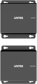 Unitek Przedłużacz USB-C na 4× USB-A przez Ethernet, zasięg do 150 m 480Mbps