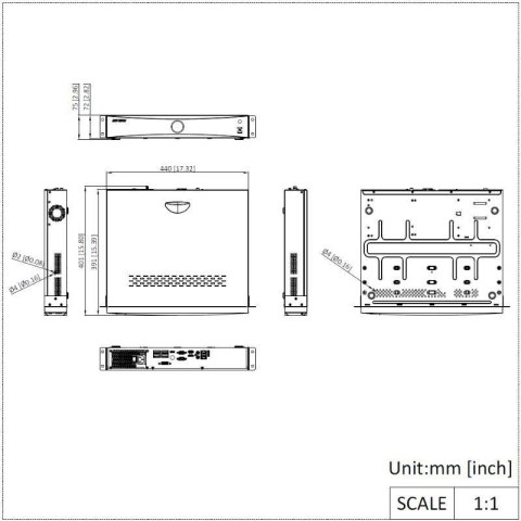 Rejestrator IP Hikvision DS-7732NXI-I4/VPro Rejestrator IP Hikvision DS-7732NXI-I4/VPro