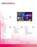 Telewizor LED 24 cale 24IPLAY6300-H