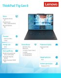 Ultrabook ThinkPad T1G G8 21TD0002PB W11Pro Ultra 7 255H/32GB/1TB/RTX 5080 8GB/16.0 WUXGA/Black/3YR Premier NBD + 3YRS Ci + CO 