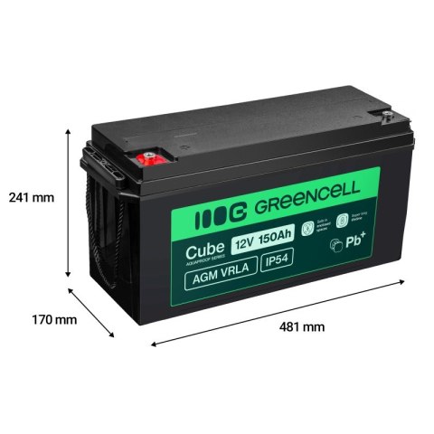 Akumulator AGM VRLA 12V 150Ah IP54 Akumulator AGM VRLA 12V 150Ah IP54