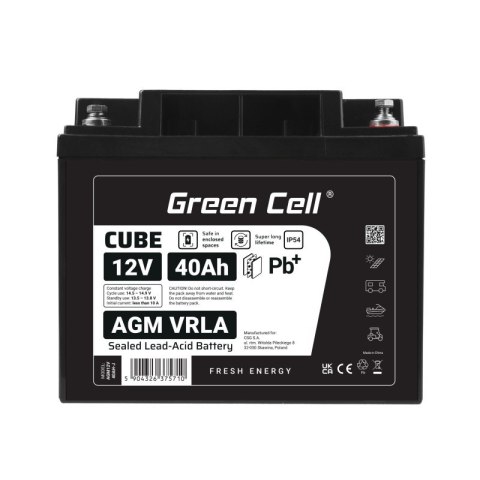 Akumulator AGM VRLA 12V 40Ah IP54 Akumulator AGM VRLA 12V 40Ah IP54