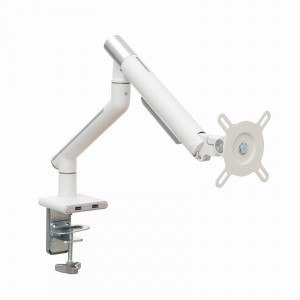 Uchwyt biurkowy gazowy do 1 monitora LED/LCD 17-32" L-19GD 2-9kg 2xUSB 3.0 Premium Aluminiowy Uchwyt biurkowy gazowy do 1 monitora LED/LCD 17-32" L-19GD 2-9kg 2xUSB 3.0 Premium Aluminiowy