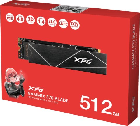 Dysk SSD Adata XPG GAMIX S70 BLADE 512GB PCIe