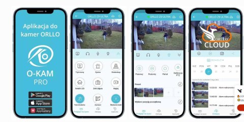 Kamera IP Orllo zewnętrzna obrotowa zoom x10 4MPx ORLLO Z9 ULTRA