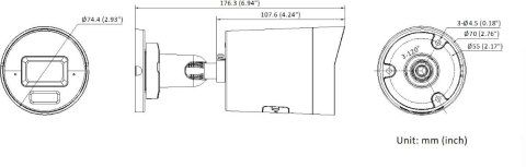 Kamera IP Hikvision DS-2CD2067G3-LI2UY/SL 4mm PL
