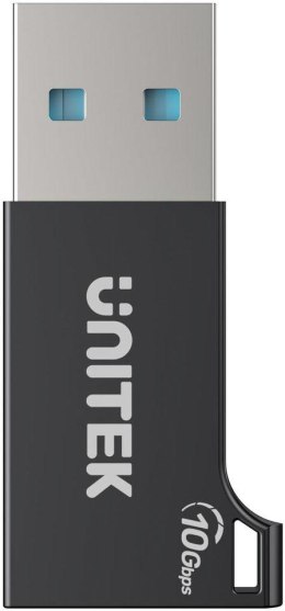 Unitek Adapter USB-A do USB-C 10Gbps czarny A1049ABK01