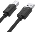 Unitek przewód USB 2.0 AM-BM 3M Y-C420GBK