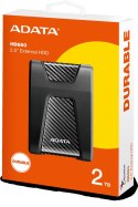 Adata DashDrive Durable HD650 2TB 2.5'' USB3.1 Czarny