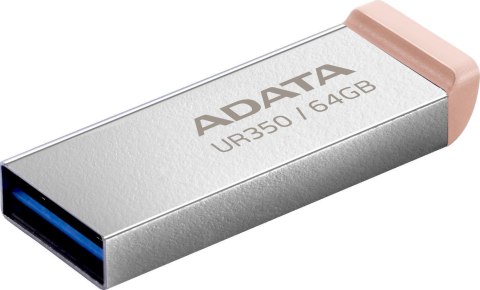 Adata Pendrive UR350 64GB USB3.2 Gen2 Metal brązowy