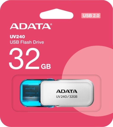 Adata Pendrive UV240 32GB USB 2.0 Biały