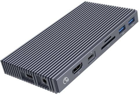 Orico Stacja dokująca z obudową M.2 NVMe, aktywna PD 100W, HDMI 2.0, audio, RJ-45, czytnik kart
